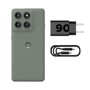 Smartphone Motorola Edge 60 Pro 5G Cinza 512GB, 12GB RAM + 12GB Ram Boost, Tela 6.7" 120Hz, Câmera Sony LYTIA 700C 50MP e Dimensity 8350 Extreme