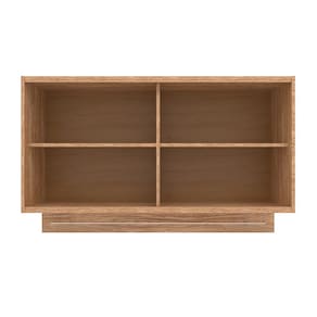 Armário Aéreo Bartira Amazonita com 2 Portas de Vidro, 2 Prateleiras e 120cm de largura - Damasco - 3