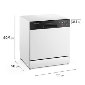 Lava-Louças Electrolux B08E 8 Serviços Lava e Seca Branca