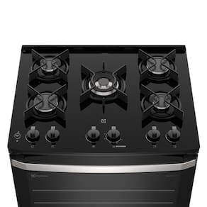 Fogão 5 Bocas Electrolux FE5GB Efficient Preto Bivolt