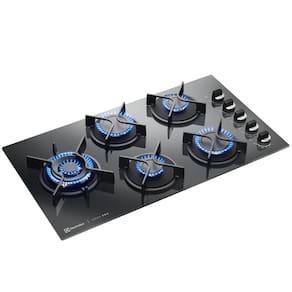 Cooktop 5 Bocas a Gás Electrolux KE5HP Espelhado Chama Precisa e Multi Bivolt - 1