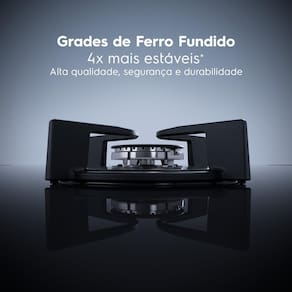 Cooktop 5 Bocas a Gás Electrolux KE5HP Espelhado Chama Precisa e Multi Bivolt - 2