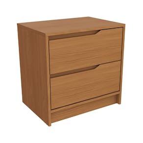 Mesa de Cabeceira Kappesberg Ibiza com 2 Gavetas e 53,7cm de largura - Canela - 1