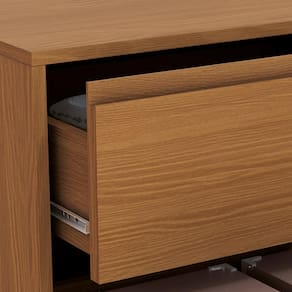 Mesa de Cabeceira Kappesberg Ibiza com 2 Gavetas e 53,7cm de largura - Canela - 3