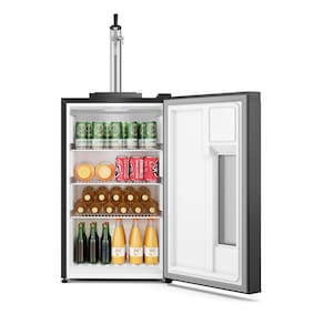 Cervejeira Home Bar Electrolux EB10C Frost Free 100L com Torre de Chopp Porta de Vidro Preta - 110V - 2