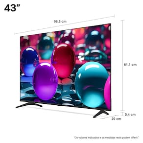 Smart TV 4K LG 43" UHD 43UA7500PSA Processador a5 Gen7 Alexa Integrado Otimizador de Jogos