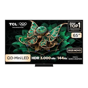 TV 65" TCL QD-MINI LED 65C7K 4K 144HZ