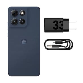 Smartphone Motorola Moto G86 5G Tela 6.7" pOLED 256GB 8GB RAM Câmera 50MP 4K IP69 Desbloqueado Grafite