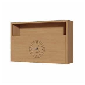 Armário Aéreo Nesher Condessa em MDF 15mm com 1 Porta Basculante e 1 Prateleira - 120cm de largura – Carvalho