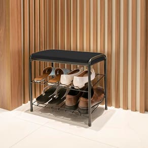 Banco Sapateira Utimil Brilhante – Preto - 1