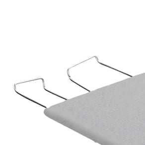 Tábua de Passar Roupa Utimil Ajustável com Ponta e Suporte para Ferro – Branco/Cinza