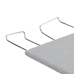 Tábua de Passar Roupa Utimil Portátil com Suporte para Ferro – Branco/Cinza - TABUA DE PASSAR PORTATIL  BR/CZ UTIMIL. - 1