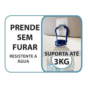 Porta Shampoo com Saboneteira Utimil Cromado Adesivo PVC 16x19,5x11cm Suporta 3kg - 3