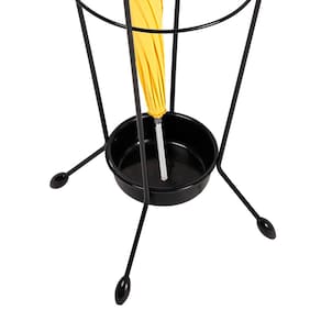 Porta Guarda-Chuva Utimil Preto 88x32x32cm Epóxi Coletor de Água Estrutura Estável e Funcional - 3