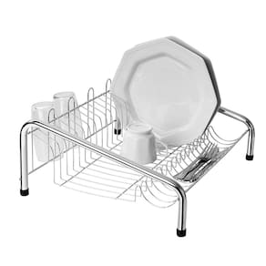 Escorredor de Louças para 16 Pratos Utimil em Aço Cromado - 1