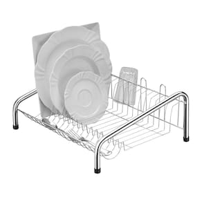 Escorredor de Louças para 16 Pratos Utimil em Aço Cromado - 2