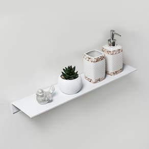 Prateleira Utimil em Alumínio Branca - 50cm - 2