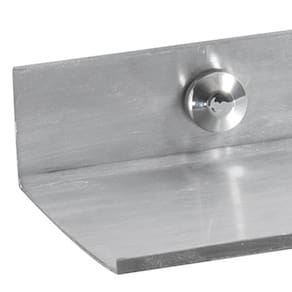 Prateleira Utimil em Alumínio Anodizado Cromado – 50cm