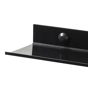 Prateleira Utimil em Alumínio Preto – 30cm - 1