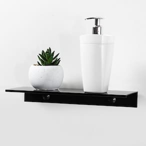 Prateleira Utimil em Alumínio Preto – 30cm - 2