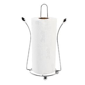 Porta Papel Toalha de Mesa Utimil Cromado Aço Brilhante Prático e Funcional - 1