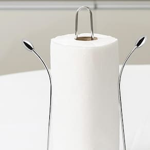 Porta Papel Toalha de Mesa Utimil Cromado Aço Brilhante Prático e Funcional - 2