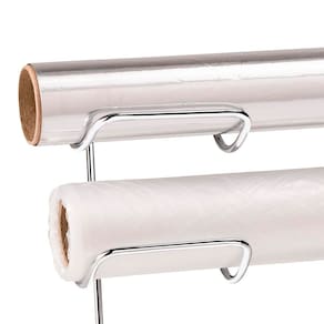 Porta Rolos Bancada Utimil Para Papel Toalha Alumínio 25,5x27x15cm Estrutura em Aço Cromado - 2