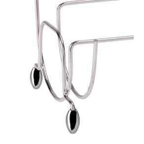 Porta Rolos Bancada Utimil Para Papel Toalha Alumínio 25,5x27x15cm Estrutura em Aço Cromado - 3