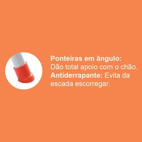 Escada Doméstica Utimil Maxiutil 2 Degraus - Branca - 2