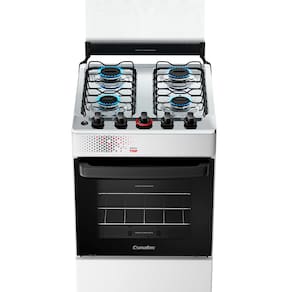 Fogão Esmaltec IDEAL Top T4IAB Branco 4 Bocas com Mesa de Inox e Acendimento Automático Forno 50L – Bivolt - 3