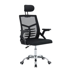 Cadeira Escritório Executiva Diretor Conthey Athos Malha Mesh Premium Ergonômica Apoio Cervical Altura Ajustável Preta - 1