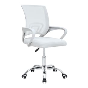 Cadeira Escritório Giratória Conthey Arco Com Braço Altura Ajustável Malha Respirável Branca - CADEIRA GIRTORIA CONTHEY ESCRITORIO ARCO BRANCA NA - 1