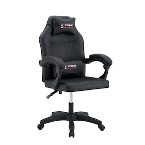 Cadeira Xtreme Gamer Conthey Supra PU Reclinável Altura Ajustável Suporta 150kg Preta - CADEIRA CONTHEY XTREME GAMERS SUPRA PRETA - 1