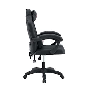 Cadeira Xtreme Gamer Conthey Supra PU Reclinável Altura Ajustável Suporta 150kg Preta - CADEIRA CONTHEY XTREME GAMERS SUPRA PRETA - 2