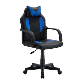 Cadeira Gamer Conthey Xtreme Orion PU Reclinável Altura Ajustável Base Nylon - PRETA AZUL - 1