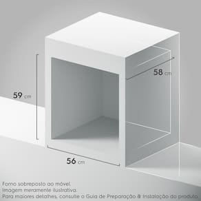 Forno de Embutir Elétrico Electrolux OE8EA 80L Experience Air Fryer, PerfectCook360 e Painel Touch - 3