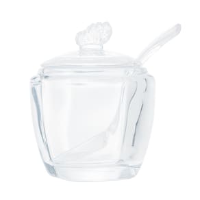 Açucareiro com Colher e Tampa Wolff Butterfly 130ml Vidro - ACUCAREIRO COM COLHER BUTTERFLY 8,5X8,5X11 WOLFF - 3