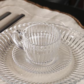 Conjunto 4 Xícaras de Café Wolff Império 110ml com Pires Cristal Design Clássico - CJ XICARA CAFE CRISTAL IMPERATRIZ 110ML 4PCS WOLFF - 3