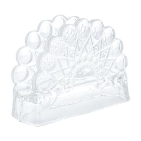 Porta-Guardanapos Wolff Angel Cristal 12,5x4,5x9cm Design Clássico e Elegante - PORTA GUARDANAPOS CRISTAL ANGEL 12,5X4,5X9 WOLFF - 1