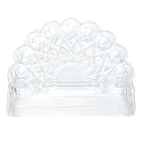 Porta-Guardanapos Wolff Angel Cristal 12,5x4,5x9cm Design Clássico e Elegante - PORTA GUARDANAPOS CRISTAL ANGEL 12,5X4,5X9 WOLFF - 2