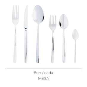 Faqueiro 54 Peças Wolff Viena Aço Inox com Caixa Litografada Design Clássico - FAQUEIRO 54 PECAS INOX COM CAIXA LIT VIENA WOLFF - 3