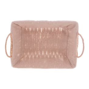 Cesta Retangular Wolff 31x19x12cm Papel Forro em Tecido e Alças - CESTA RET DE COM TECIDO E ALCA 31X19X12 WOLFF - 3