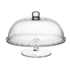 Prato para Bolo com Pé Wolff Bangkok 29x21cm Vidro com Tampa Base Elegante - PRATO DE BOLO BANGKOK 29X21CM WOLFF - 2