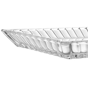 Travessa com Pé Wolff Lys Cristal 34x17x11cm Design Retangular Pé Elevado - TRAV CRISTAL COM PE LYS 34CM X 17CM X 11CM WOLFF - 3