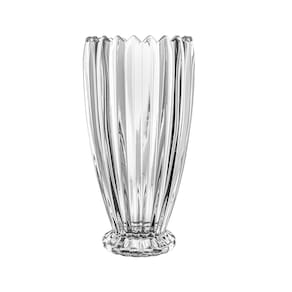 Vaso de Cristal Wolff Geneva 27,5x13,5x 13,5cm Design Clássico Alta Transparência - VASO CRISTAL GENEVA 13,5X13,5X27,5CM  WOLFF - 1