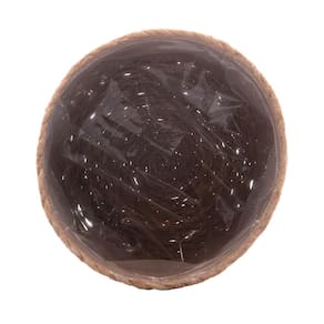 Conjunto 5 Cachepots Wolff Fibra Natural Forro Plástico Versátil - CJ CACHEPOT FIBRA NATC/ FORRO 5PCS WOLFF - 3