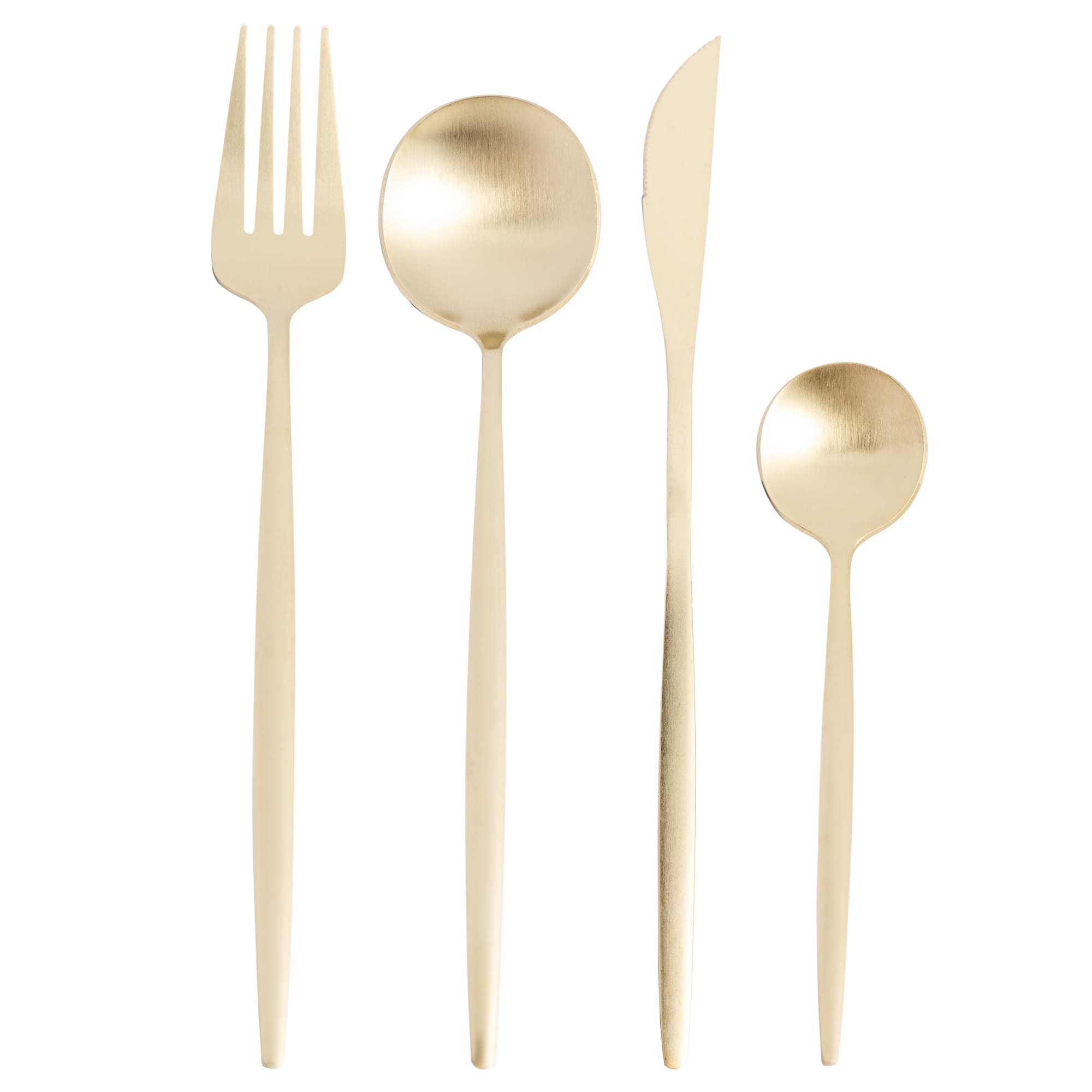 Faqueiro 16 Peças Aço Inox Lyor Ópera Champanhe Design Elegante Alta Durabilidade - 1