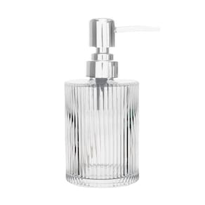 Conjunto Banheiro 2 Peças Lyor Lines Vidro Resistente Design Sofisticado - CONJ  2 PECAS PARA BANHEIRO DE VIDRO LINES LYOR - 1