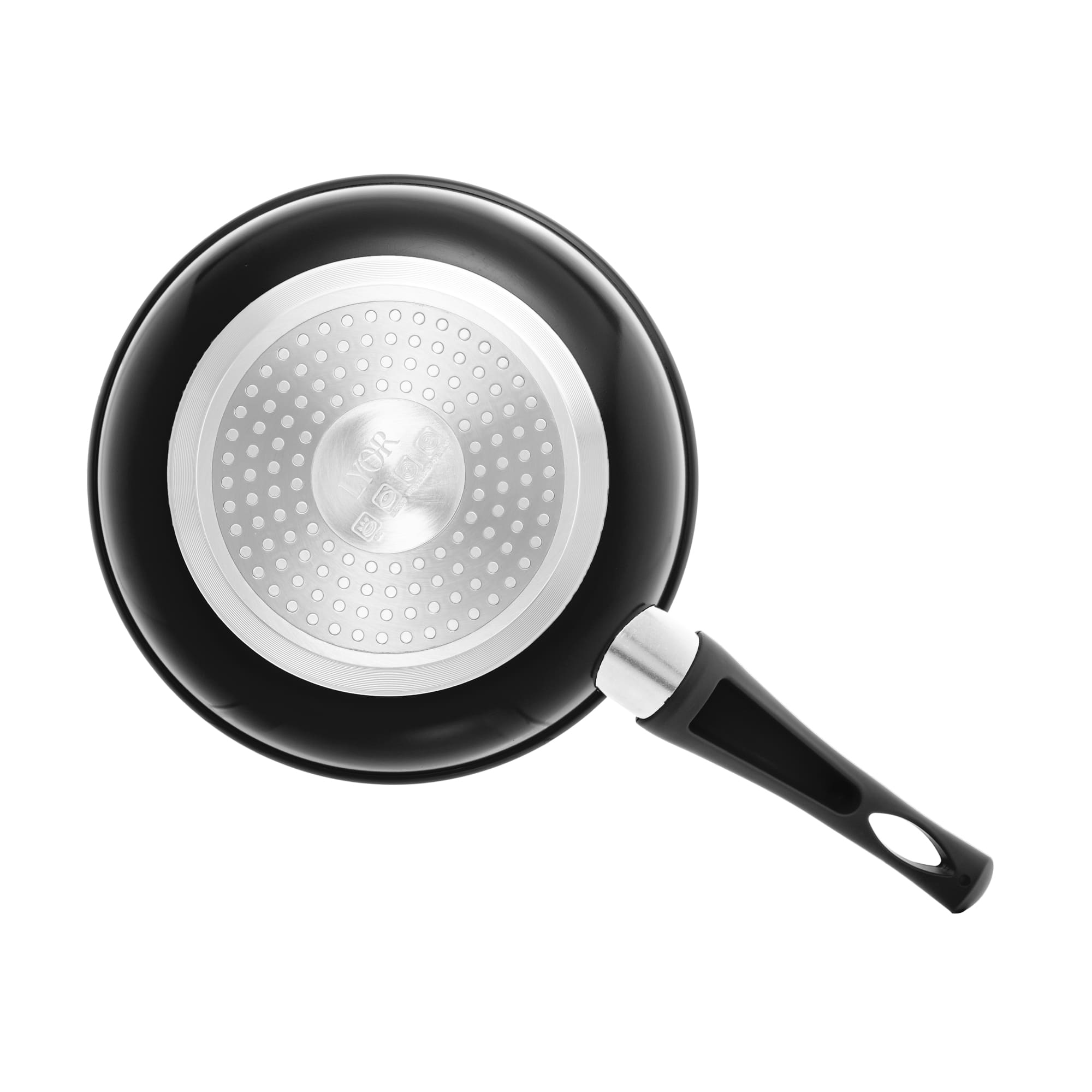 Frigideira Antiaderente Lyor Chef 20cm Granito Cerâmico Indução Preta - 1