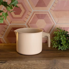 Leiteira de Indução Lyor Alumínio 1,7L Revestimento Cerâmico Antiaderente Bege - LEITEIRA INDUC  ALUM C/REVEST CERA  BEGE 1,7L LYOR - 3